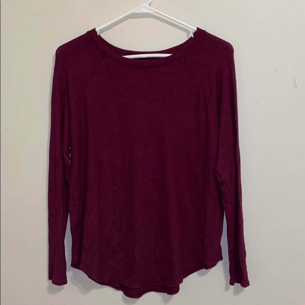 Big loose sweater.